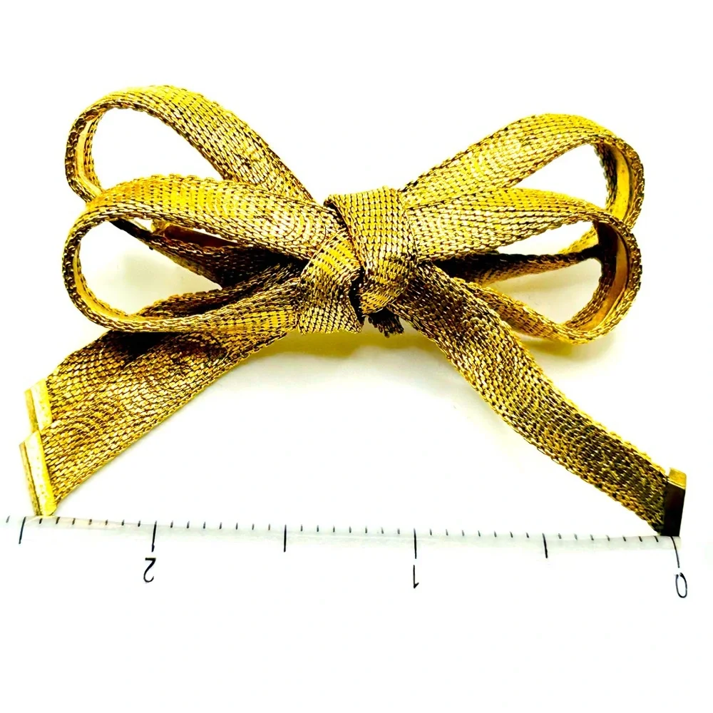 Vintage 1964 Christian Dior Ribbon Bow Brooch